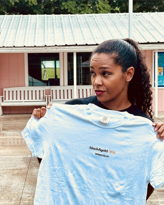 Black and Gold Drip - UpperClass OG T-Shirt
